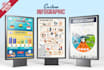 turn boring process, flowcharts content into exquisite infographic
