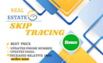 provide you skip tracing service with high hit rate in real estate