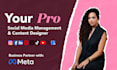 be your social media marketing manager and content creator