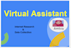 be your VA for internet research and data entry
