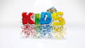 create amazing kids 3d particles logo animation intro