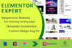 build fast, high converting landing page or website with elementor
