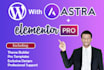 design wordpress website by divi astra theme divi builder