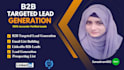 do b2b targeted lead generation, web research,  and email list building
