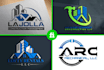 do business real estate, construction, plumbing, text logo