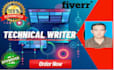 be your go to technical writer for clear, compelling docs
