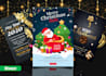 create an awesome christmas, new year invitation,flyer