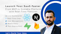 build a scalable saas or real time web app with nextjs, reactjs and supabase