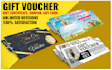 do gift voucher, gift certificate, gift card or postcard