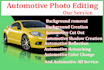 do automotive photo editing and car photo bulk editing