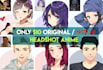 make cute headshot anime promo 4 free 1