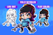 draw custom chibi for gaming, logo or gift