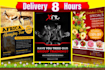 design a professional flyer, poster, and brochure in 8 hours