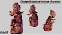 do high detailed sculptures 3d models for print