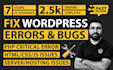fix wordpress bugs or HTML CSS responsive issues in 24 hours