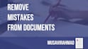 remove grammatical mistakes from CV, resume, cover letter