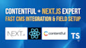 integrate contentful cms or fix fields in nextjs react