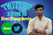 do twitter direct message or dms for promote your business