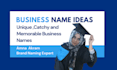 create unique and eye catchy business name and brand name ideas