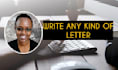 write a convincing and professional letter for you