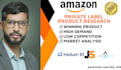 do amazon fba wholsale and private label product research manually