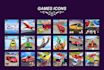 design premium 2d 3d mobile game and app icons