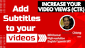 add subtitles to videos