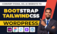 convert figma to HTML or xd to HTML with responsive HTML CSS tailwind CSS