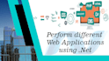create web application using asp dot net