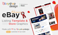 create advance ebay store design, ebay shop design, listing template