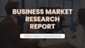 do market research swot and competitor analysis for business