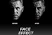 make your face covered with text, image, texture, anything