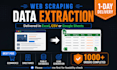 do web scraping and data scraping into clean excel CSV