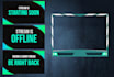 animated twitch package for a professional stream