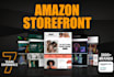 design custom amazon store, or storefront design and setup