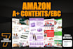 design and upload amazon a plus content, ebc, premium a plus