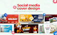 social media cover designs