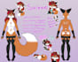 make a reference sheet of your character
