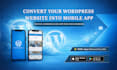 convert wordpress website into android and iphone app