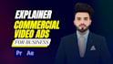 produce an amazing brand commercial video or short video ads