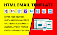 design responsive html email template or psd, xd, figma to html email template