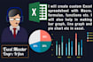 create a microsoft excel spreadsheet with vba and macro