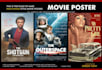design cinematic movie and film poster in hollywood style