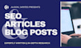 write captivating SEO articles and blog posts