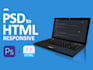 convert PSD, figma, xd, png, jpg into HTML CSS bootstrap