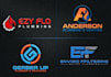 design plumbing heating air conditioning logo