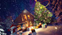 put your logo text in christmas greeting video 3
