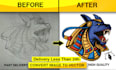 convert image, sketch, logo to vector quickly