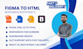 convert figma to HTML xd to HTML psd to HTML bootstrap responsive tailwind CSS