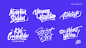 create a custom lettering design for twitch or youtube cover